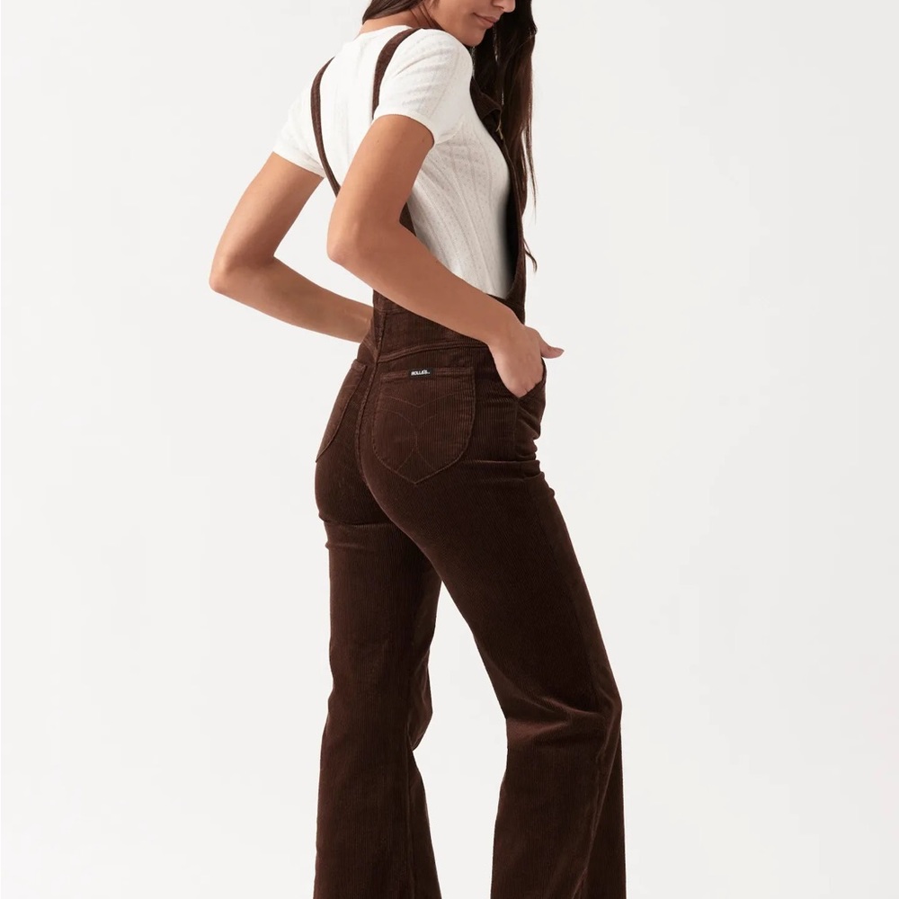 Rolla’s Eastcoast Flare Overall - Light Brown Cord